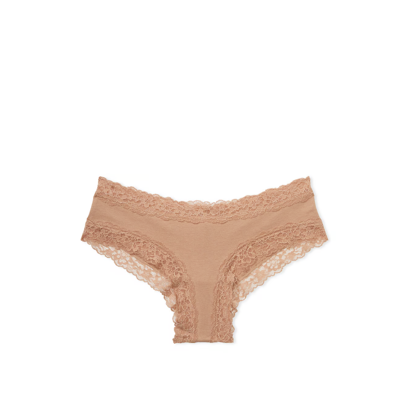 Жіночі трусики Lace Waist Cotton Cheeky Praline