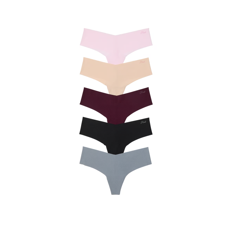 Набір трусиків 5-Pack No-Show Thong Panty Just The Basics Pack