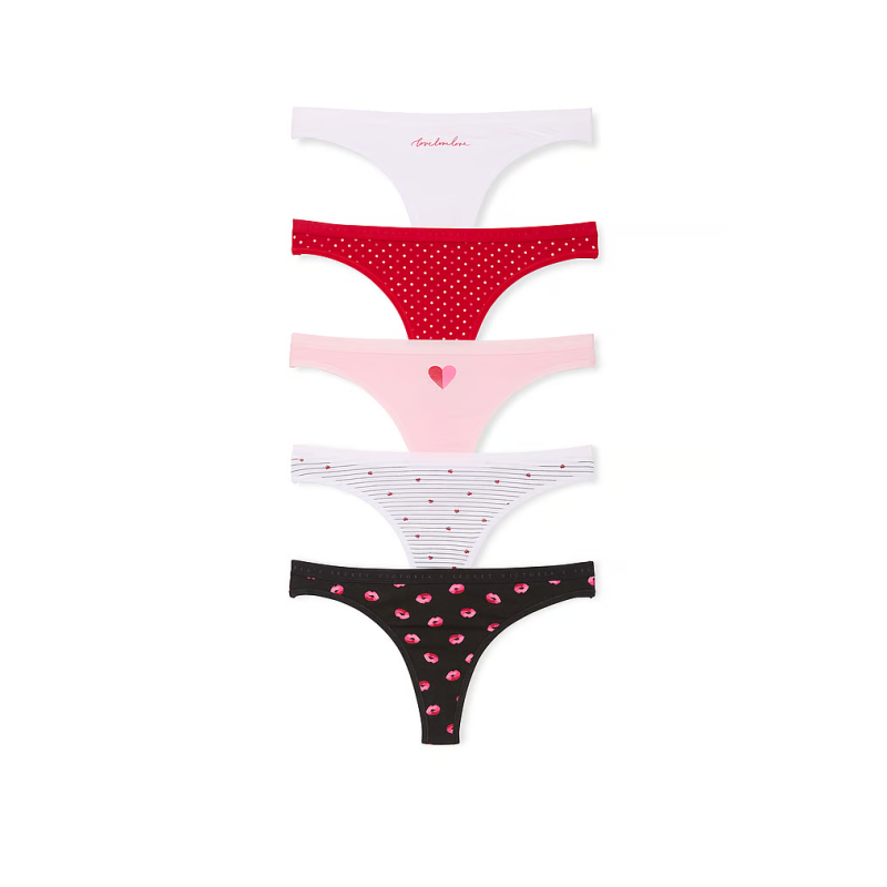 Набір трусиків 5-Pack Stretch Cotton Thong Panties