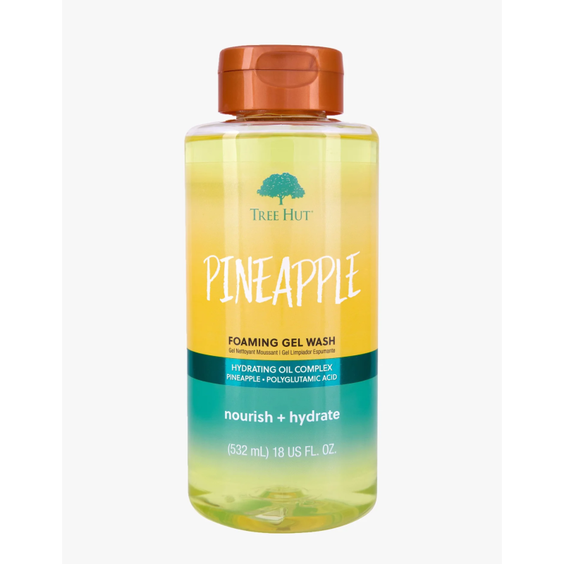 Гель для душу Pineapple Foaming Gel Wash від Tree Hut
