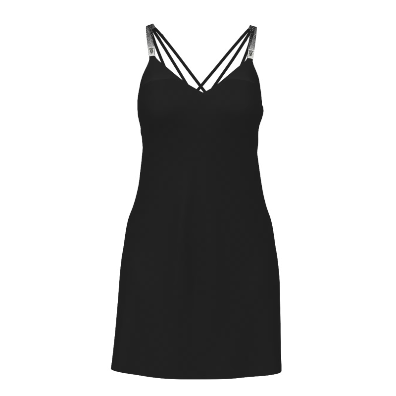 Нічна сорочка сатинова Scattered Shine Strap Satin Strappy-Back Slip VS