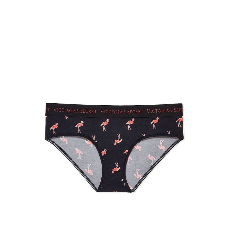 Трусики Logo Cotton Hiphugger Panty Flamingo