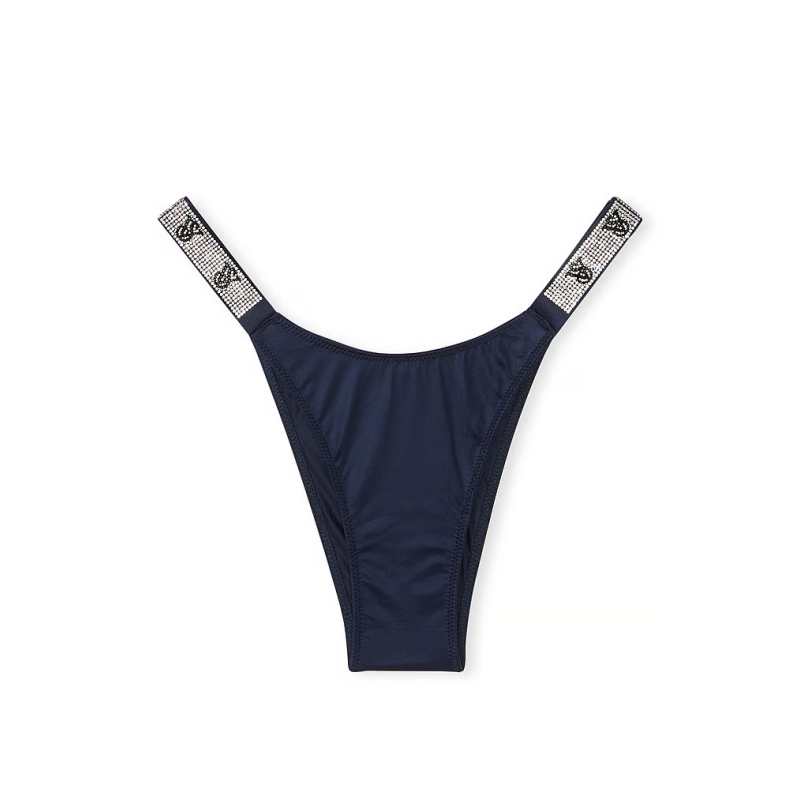 Трусики Shine Strap Brazilian Panty Navy