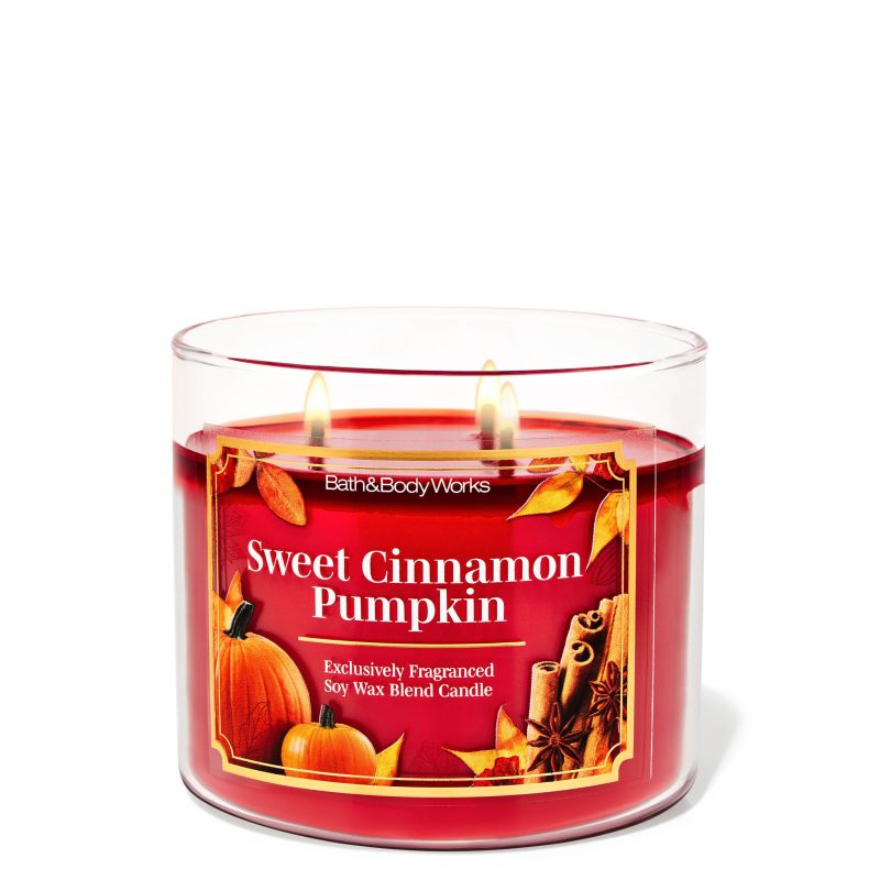 Ароматизована свічка Sweat Cinnamon Pumpkin 3 Wick Candle