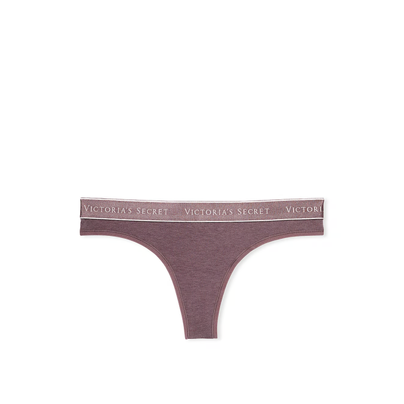 Трусики Logo Cotton Thong Panty Cocoa Blush