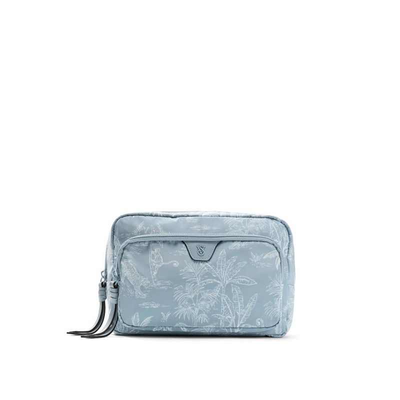 Косметичка Travel Makeup Pouch Blue Nylon