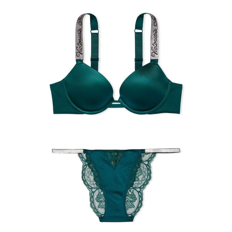 Комплект Shine Strap Push-Up Bra & Shine Panty Panty