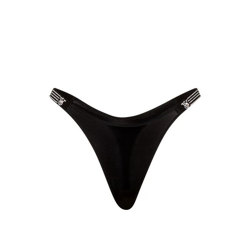 Трусики Ombre Shine Strap Thong Panty Black