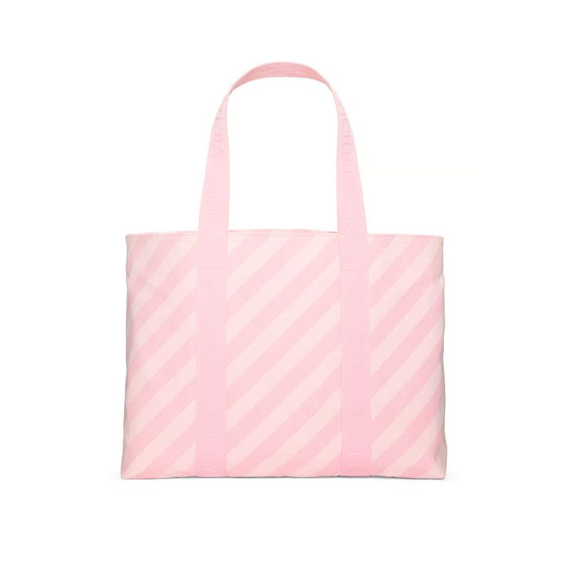 Сумка Canvas Tote Bag Pink Stripe