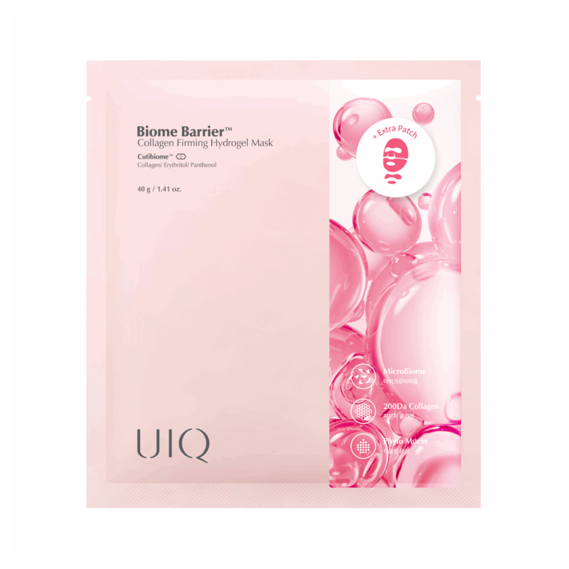 Гідрогелева маска Collagen Firming Hydrogel Mask UIQ Biome Barrier