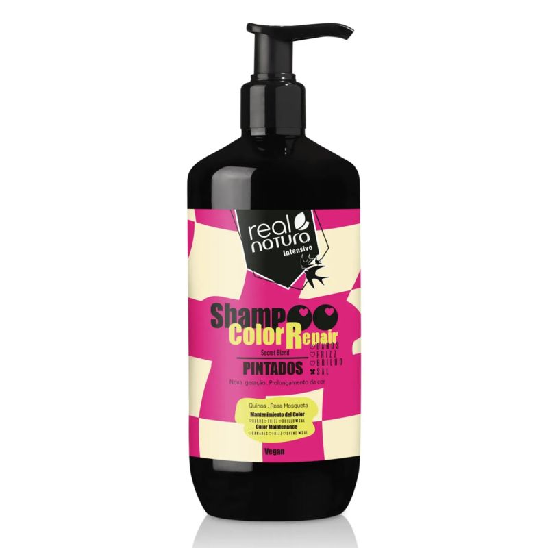Шампунь для фарбованого волосся Shampoo SEM SAL COLOR REPAIR Real Natura 500 мл