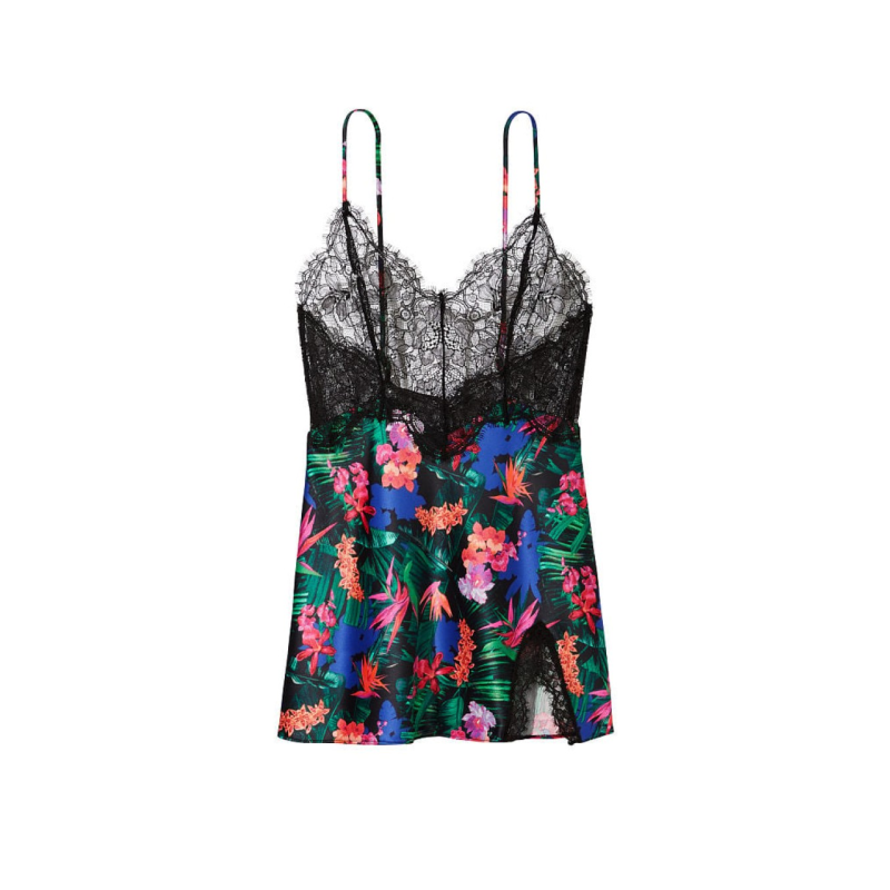 Нічна сорочка Lace Slip Dress Moonlit Tropic