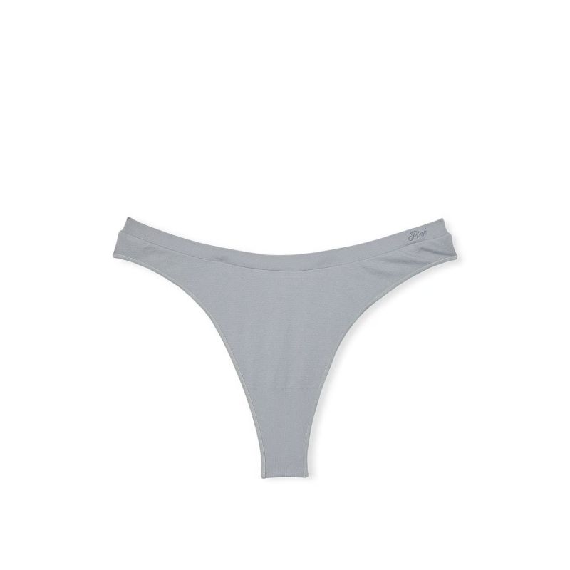 Трусики Seamless High-Leg Thong Panty PINK Grey