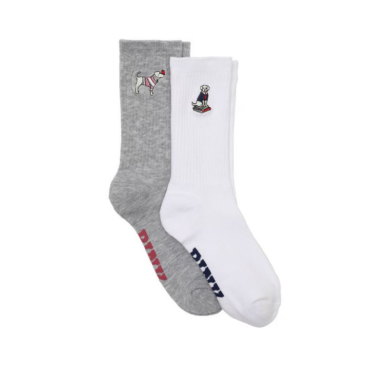 Шкарпетки 2-Pack Crew Socks White & Grey