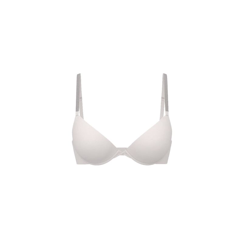 Бюстгальтер Bombshell Add-2-Cups Gradient Shine Strap Push-Up Bra White