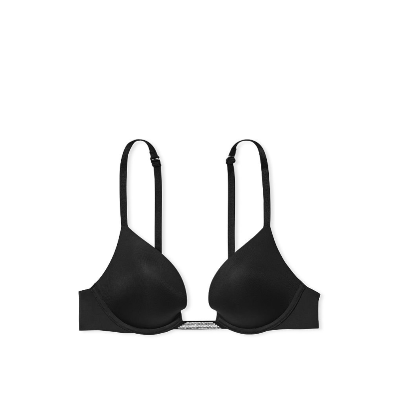 Бюстгальтер Plunge Convertible Shine Black