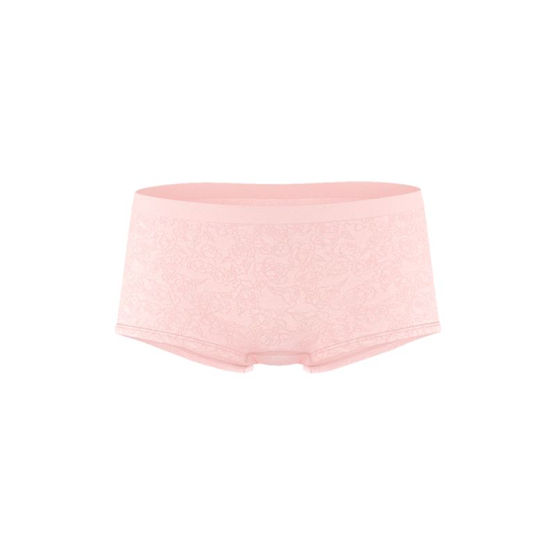Трусики Seamless Boyshort Panty Angel Pink Sketch Floral