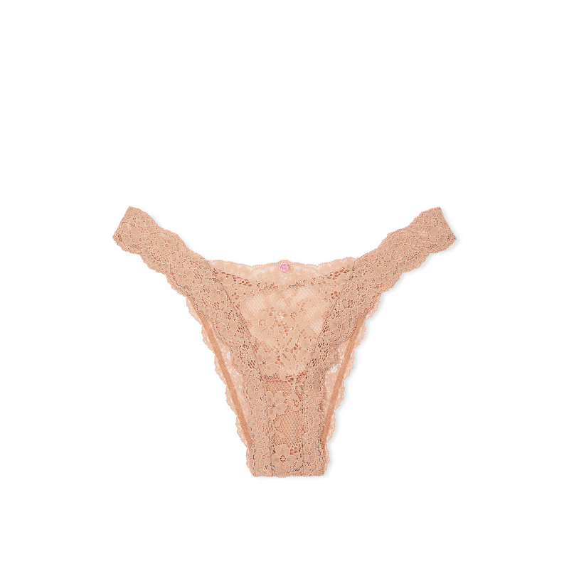 Трусики Dream Angels Lace Brazilian Panty Lace Praline