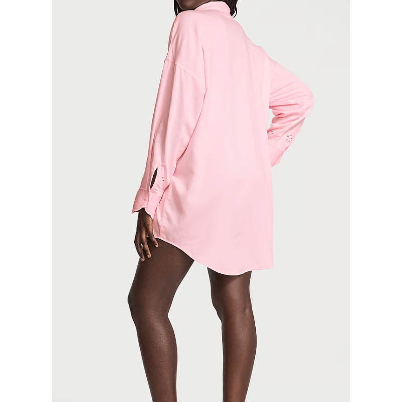 Нічна сорочка Modal-Cotton Button-Front Sleepshirt VS