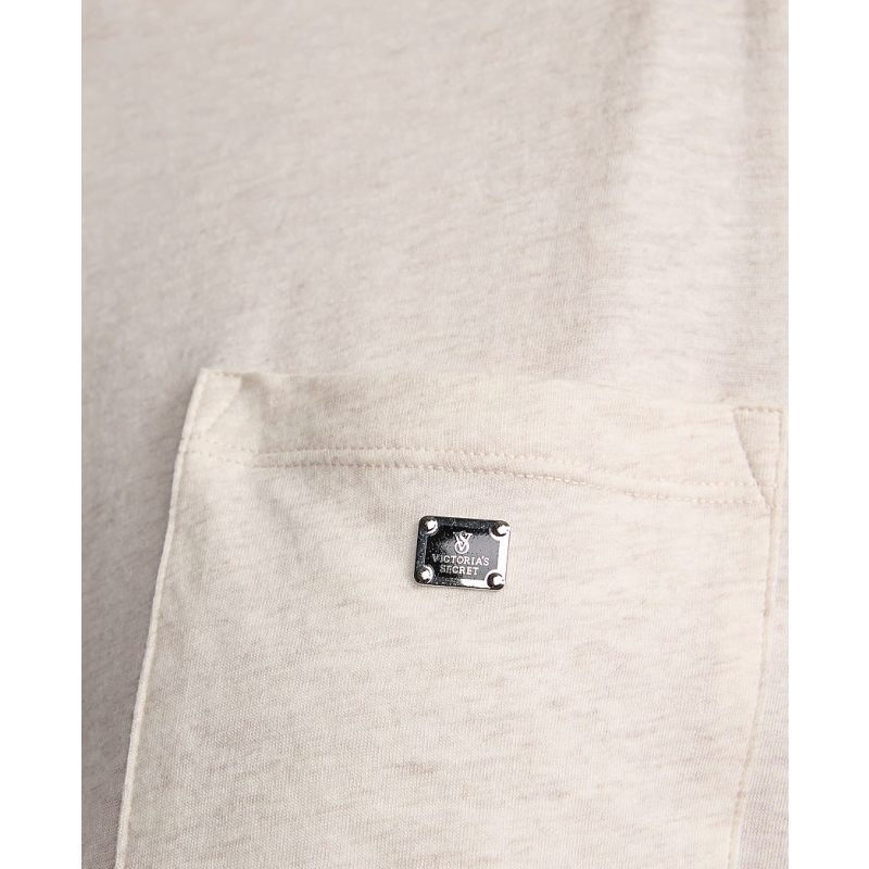 Нічна сорочка Oversize Cotton Sleep Tee Natural Heather VS