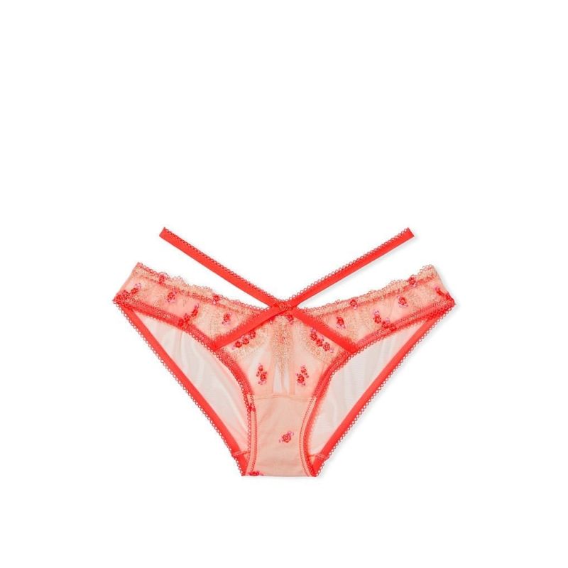 Трусики Very Sexy Heart Embroidery Cheekini Panty