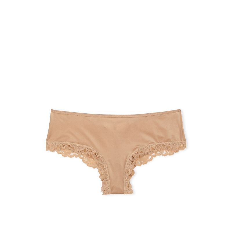 Жіночі трусики Lace-Trim Cheeky Panty Sweet Praline