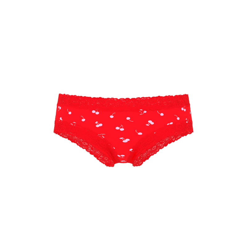 Трусики Wink Lace-Trim Cheeky Panty Cherry