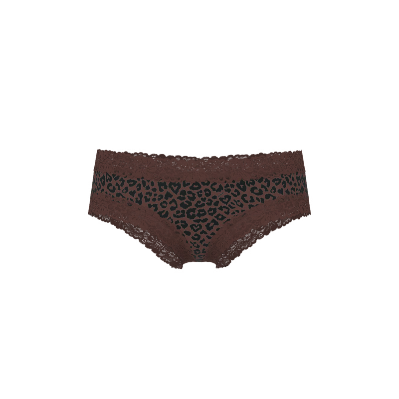 Трусики Wink Lace-Trim Cheeky Panty Ganache Leopard