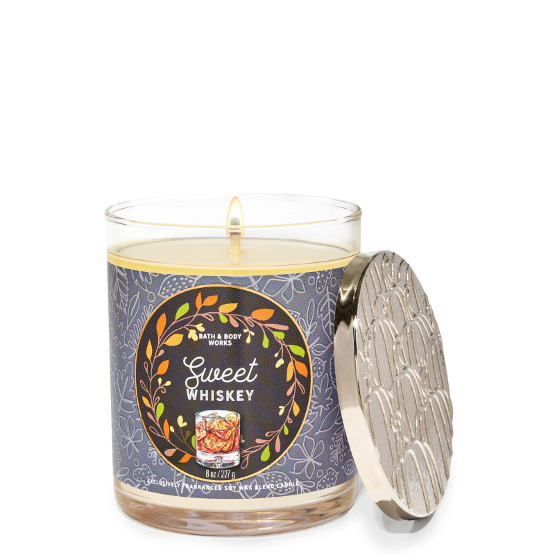 Ароматизована свічка Sweet Whiskey Single Wick Candle