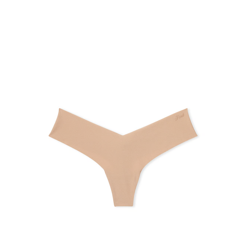Трусики No-Show High-Leg Thong Panty Praline