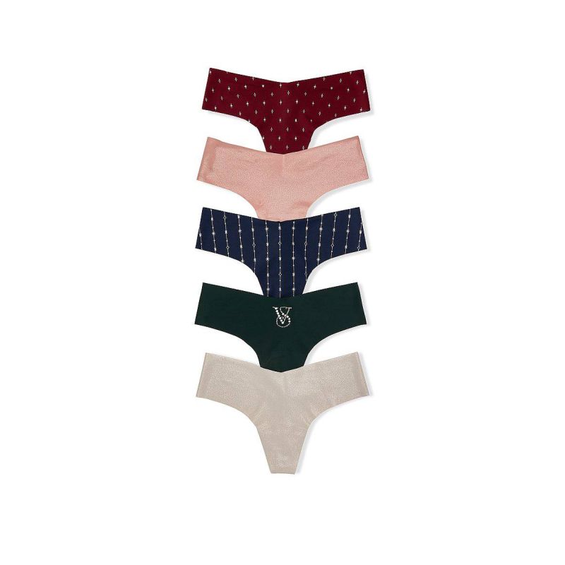 Набір трусиків 5-Pack No-Show Shine Thong Panties