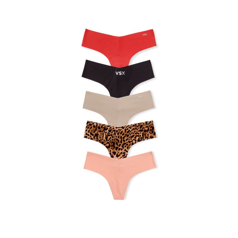 Набір трусиків 5-Pack No-Show Thong Panty Leo