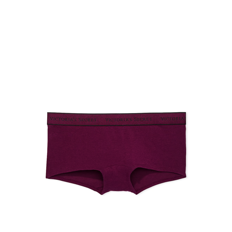 Трусики Logo Cotton Boyshort Panty Plum Rouge