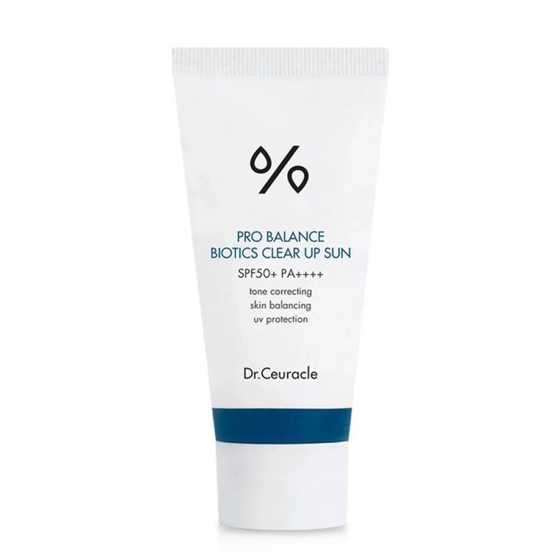 Сонцезахисний освітлюючий крем Pro Balance Biotics Clear Up Sun SPF 50+ Dr. Ceuracle