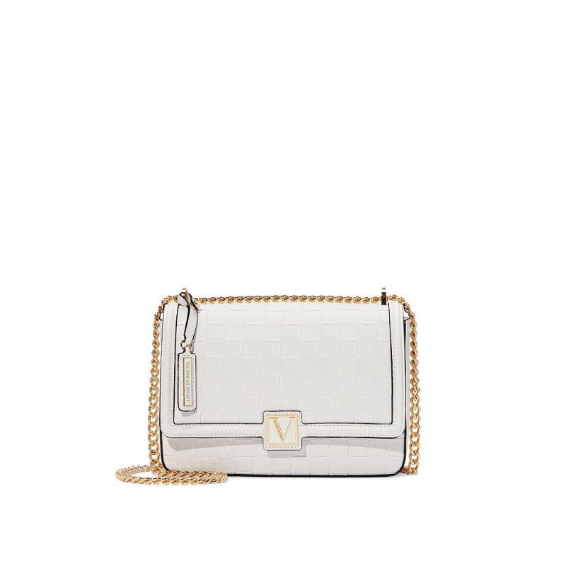 Сумка The Victoria Medium Bag White Woven