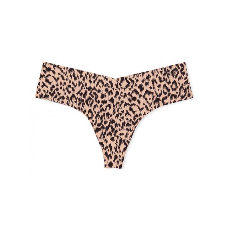 Трусики No-show Thong Panty Leopard