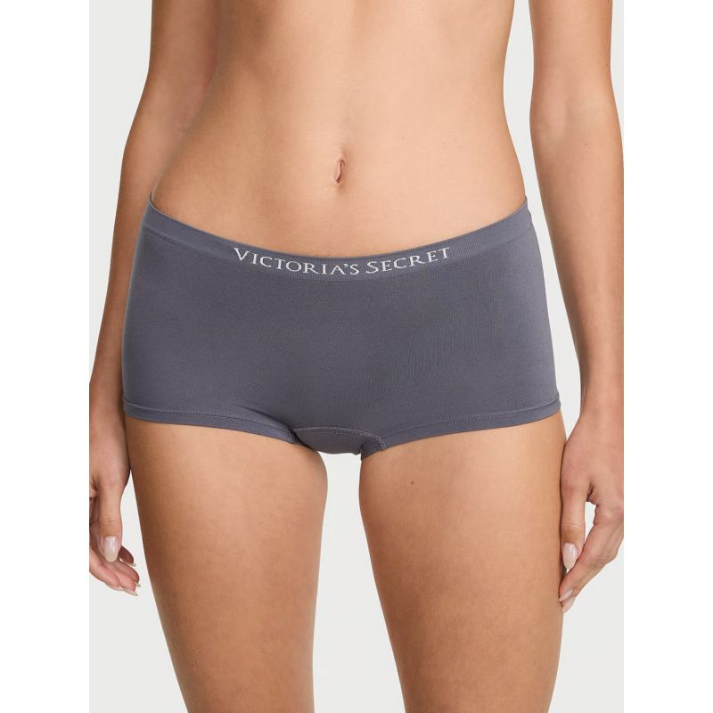 Трусики Seamless Boyshort Panty Black Peal