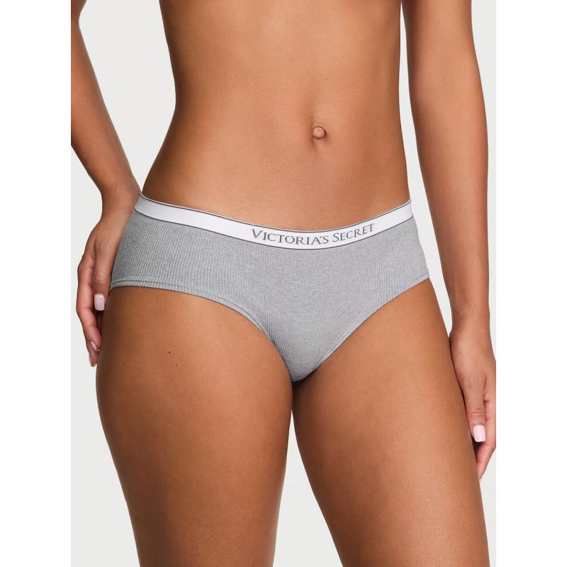 Трусики Seamless Logo Rib Hiphugger Panty Grey