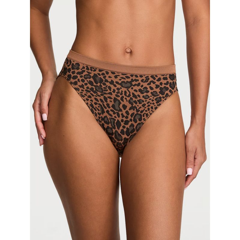 Трусики Seamless Logo Rib High-Leg Brief Panty Leo