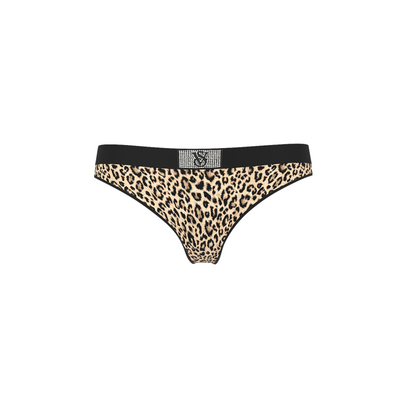Трусики Logo Cotton Shine Patch Thong Panty Leo