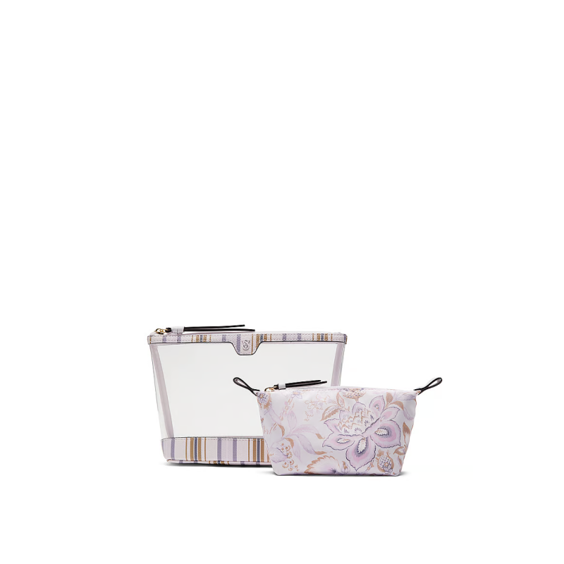 Косметичка 2-Piece Makeup Bag Lilac Paisley