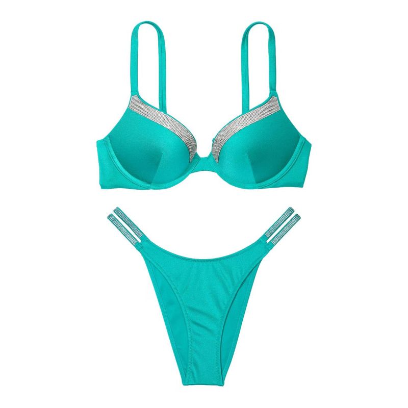 Купальник Very Sexy Shine Trim Push-Up Bikini Top Capri Sea