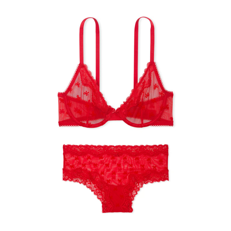 Комплект білизни Tease Unlined Demi Bra & Panty Lipstick