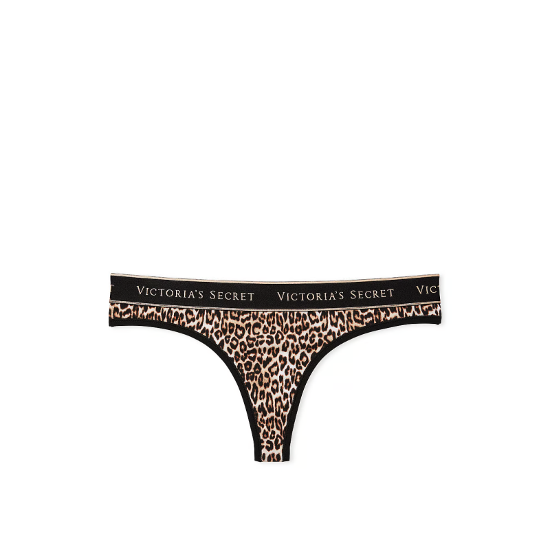 Трусики Logo Cotton Thong Panty Leo