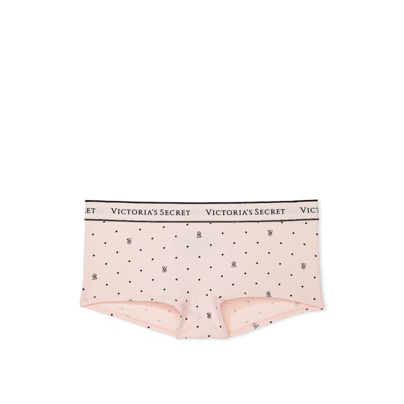 Трусики Logo Cotton Boyshorts Panty Print VS