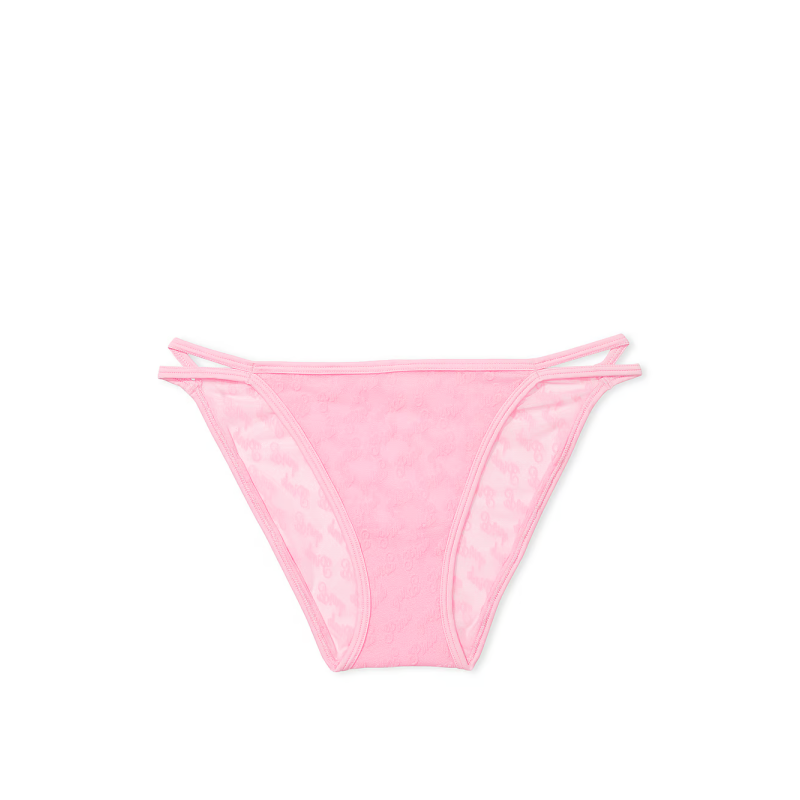 Жіночі трусики Logo Mesh Strapy Cheeky Panty Pink Bubble
