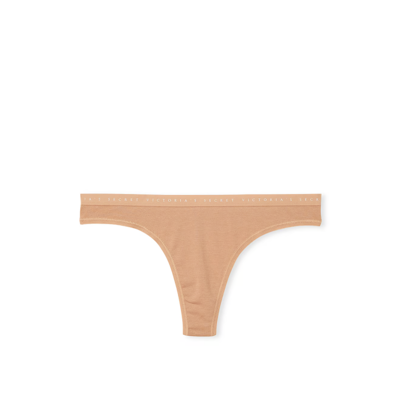 Трусики Stretch Cotton Thong Panty Praline