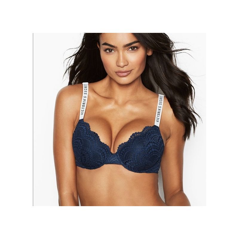 Бюстгальтер Push-Up Logo Navy