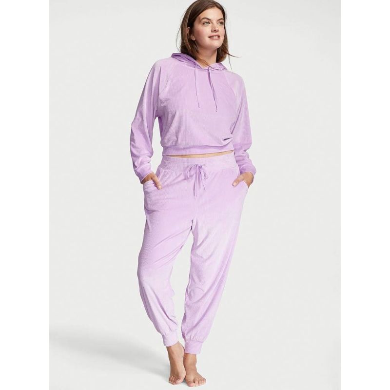 Велюровий спортивний костюм Ribbed Velour Unicorn Purple