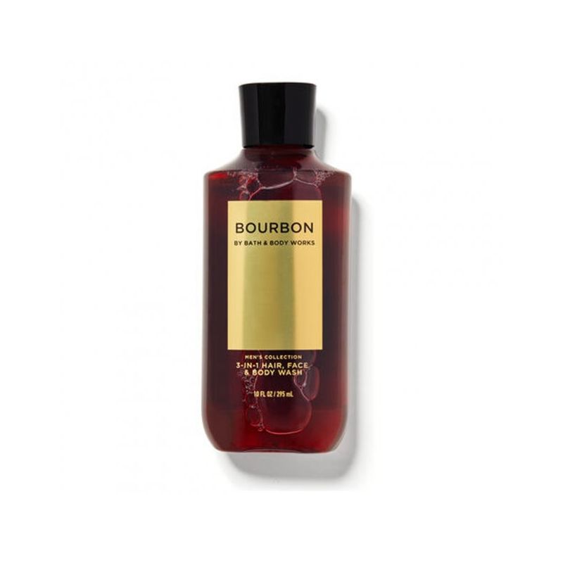 Парфумований гель для душу Bourbon 3 in 1 Hair, Face & Body